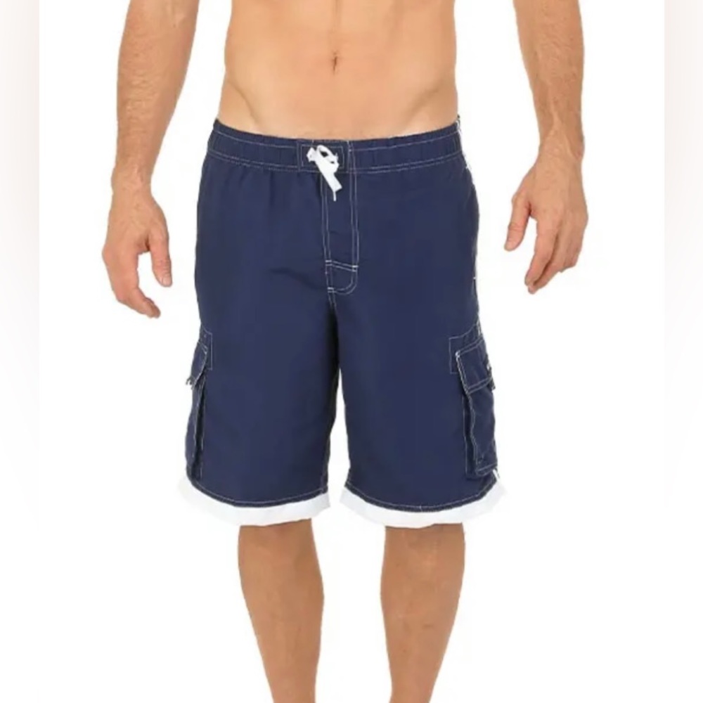Men’s Cargo Swim Trunks Shorts